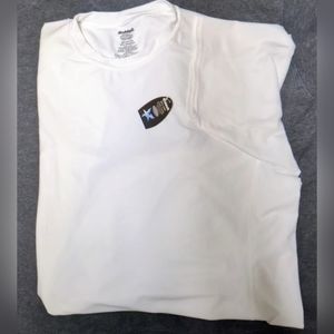 Riddell 2XL Bio-Dri White Short Sleeve Shirt